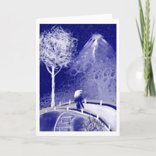 Cartão De Festividades Haiku Japanese Art Greeting Card