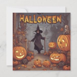 Cartão De Festividades Halloween C