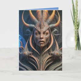 Cartão De Festividades Halloween Demon