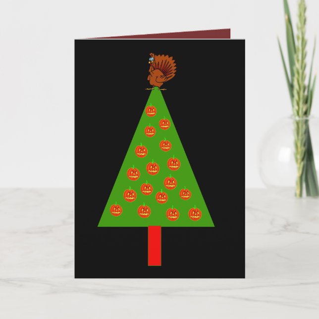 CARTÃO DE FESTIVIDADES HALLOWGIVEMAS FELIZ (Frente)