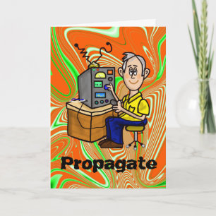 Cartão De Festividades Ham Radio Christmas Spirit Propagation Card