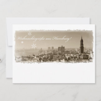 Cartão De Festividades Hamburgo Michel, Weihnachtsgrüße de Hamburgo