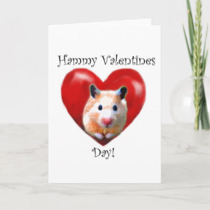 Cartão De Festividades Hammy Valentine's Day Cards