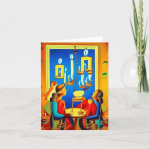 Cartão De Festividades Hanukkah Card 6