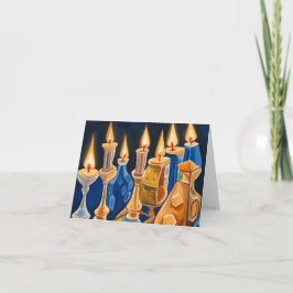 Cartão De Festividades Hanukkah Card 7