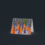 Cartão De Festividades Hanukkah Card 8<br><div class="desc">Um cartão para enviar a sua família,  amigos e colegas para celebrar e apreciar Hanukkah.</div>