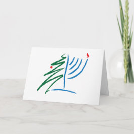 Cartão De Festividades Hanukkah/Cartão de Natal