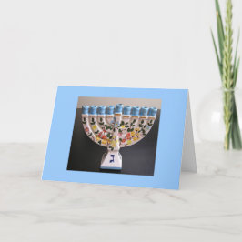 Cartão De Festividades Hanukkah feliz