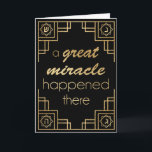 Cartão De Festividades Hanukkah Greeting Card Elegante Art Deco<br><div class="desc">"Hanukkah Dourado/Art Deco" - Cartão Saudável com Envelope. Personalizar excluindo o texto na frente e na dentro do cartão de saudação. Escolha seu estilo, cor e tamanho de fonte favoritos. Todos os elementos do design podem ser editados e/ou transferidos para outros produtos do Zazzle. Obrigados para parar e comprar. Muito...</div>