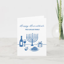 Hanukkah Judaico Caprichoso Desenhado à Mão Person