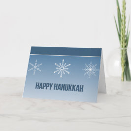 Cartão De Festividades Hanukkah Star Flakes