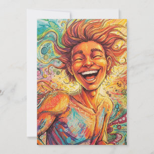 Cartão De Festividades Happiness  