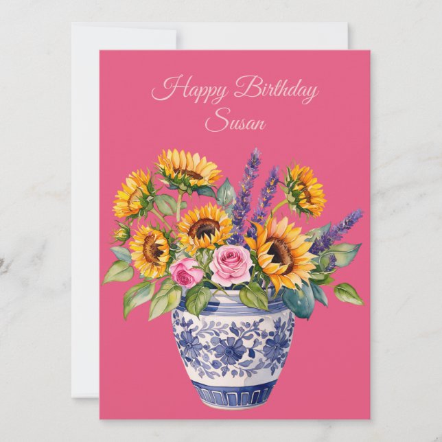 Cartão De Festividades Happy Birthday to awesome coworker. Greeting Card (Frente)