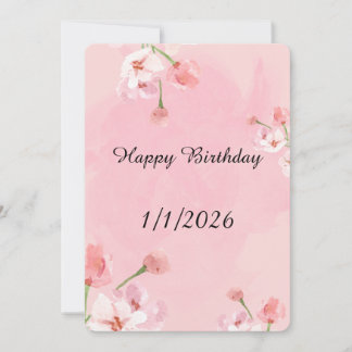 Cartão De Festividades Happy Birthday Wishes Card