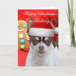 Cartão De Festividades Happy Christmas  Eve Birthday Boston terrier