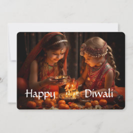 Cartão De Festividades Happy Diwali