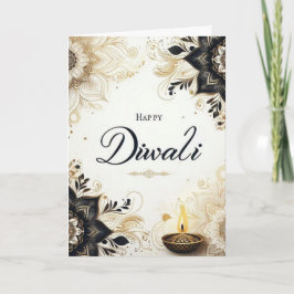 Cartão De Festividades Happy Diwali