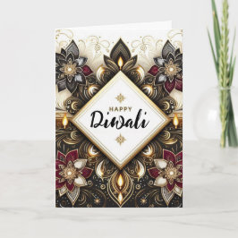 Cartão De Festividades Happy Diwali
