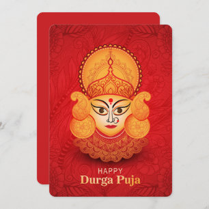 Cartão De Festividades Happy Durga Puja