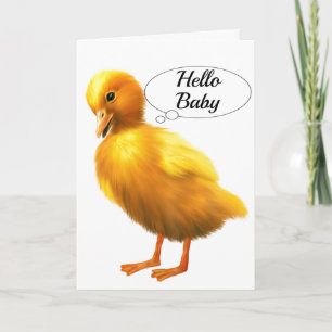 CARTÃO DE FESTIVIDADES HAPPY EASTER **BABY** FROM LITTLE DUCK!!!