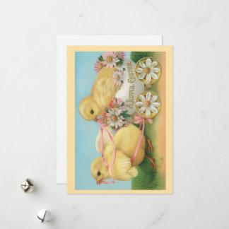 Cartão De Festividades Happy Easter Greeting Card