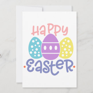 Cartão De Festividades Happy Easter Greeting Card