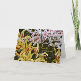 Cartão De Festividades Happy Easter in Czech