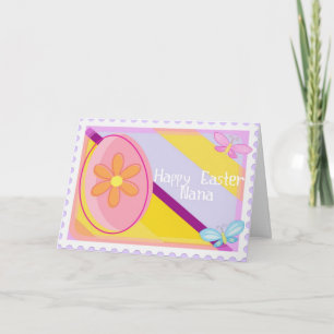 Cartão De Festividades Happy Easter Nana Card