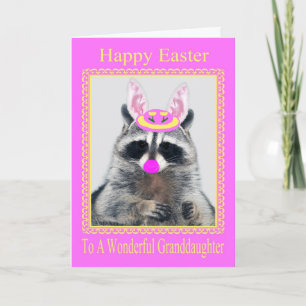 Cartão De Festividades Happy Easter To Granddaughter Greeting Card