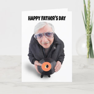 Cartão De Festividades Happy Father's Day Oldie But Goodie Record Humor