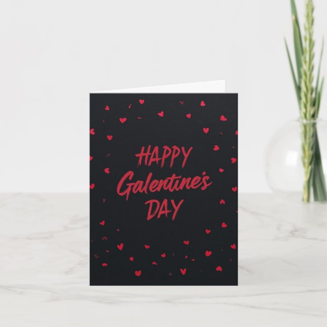 Cartão De Festividades Happy Galentine's day girl friends Valentine's day (Frente)