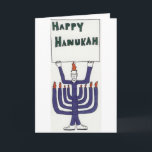 Cartão De Festividades Happy Hannukah<br><div class="desc">Happy Hannukah</div>