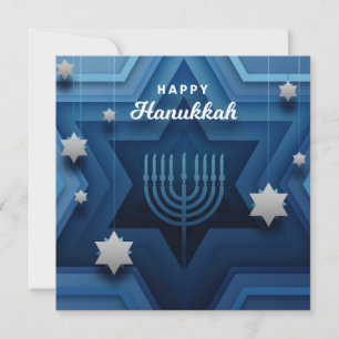 Cartão De Festividades Happy Hanukkah