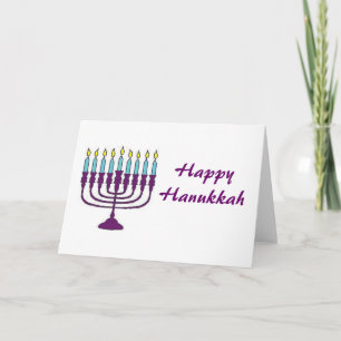 Cartão De Festividades Happy Hanukkah Shalom