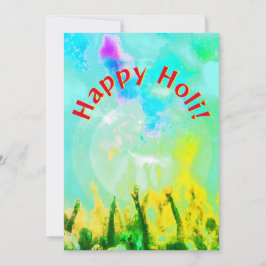 Cartão De Festividades Happy Holi