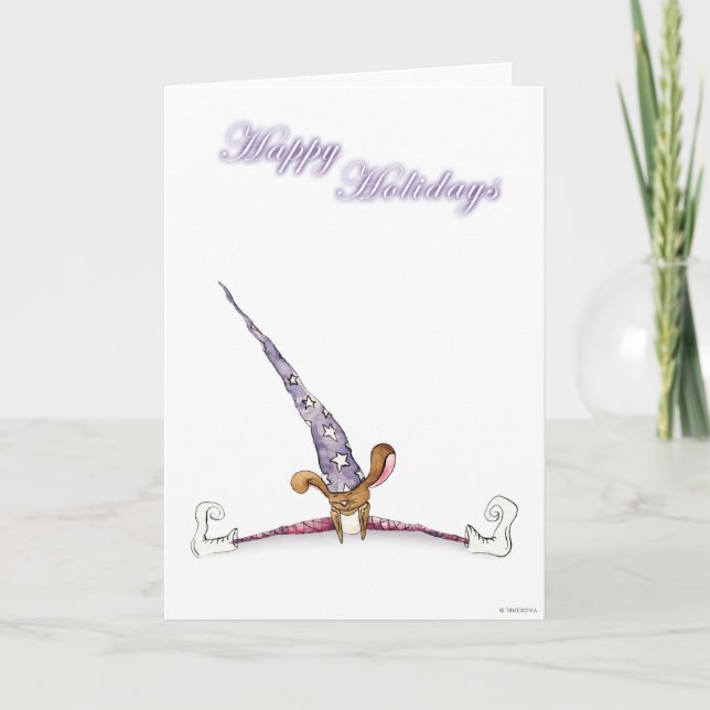 Cartão De Festividades Happy Holidays (Frente)