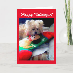 Cartão De Festividades Happy Holidays