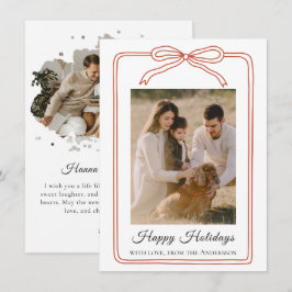 Cartão De Festividades Happy Holidays Arch 2 Photo