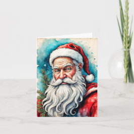 Cartão De Festividades Happy Holidays Everyone From Santa Claus