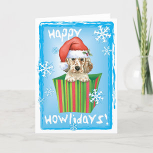 Cartão De Festividades Happy Howlidays English Setter