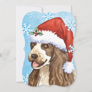 Cartão De Festividades Happy Howlidays Englsih Cocker Spaniel