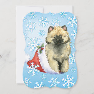 Cartão De Festividades Happy Howlidays Keeshond