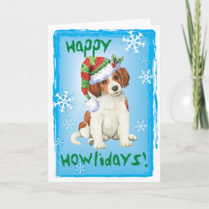 Cartão De Festividades Happy Howlidays Kooikerhondje
