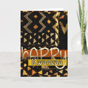 Cartão De Festividades Happy Kwanzaa