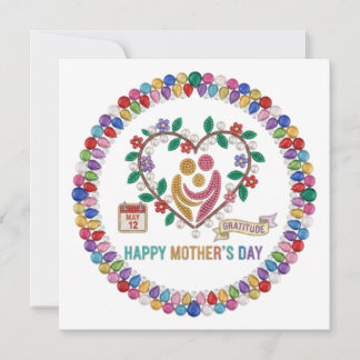 CARTÃO DE FESTIVIDADES HAPPY MOTHER'S DAY
