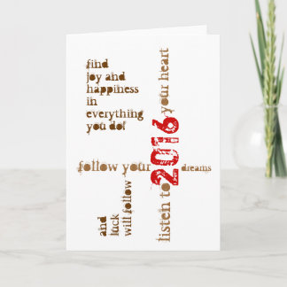 Cartão De Festividades happy new 2016 year card