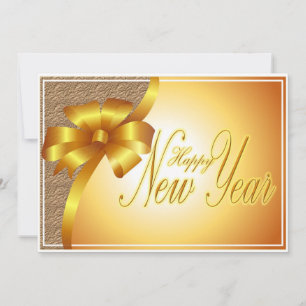 Cartão De Festividades Happy New Year Greeting Card