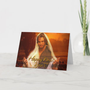 Cartão De Festividades Happy New Year Jesus 2013 Cards