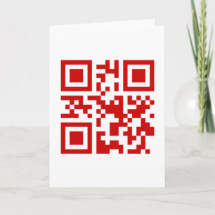 Cartão De Festividades Happy New Year! -- QR Code