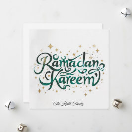 Cartão De Festividades Happy Ramadan Mubarak Ramadan Kareem Gold Muslim